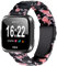 Miimall Bracelet Compatible avec Fitbit Versa 2 Bracelet de Montre en Résine Elégant Bande de Remplacement pour Fitbit Versa SE -Noir Rosé