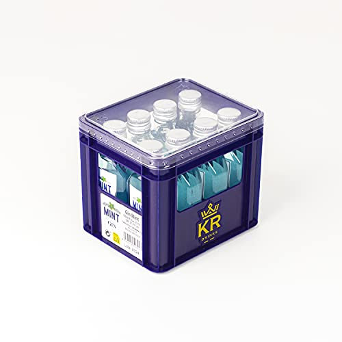 mint by rosée Mini Cajon Gin Mint | 50ml x 8ud | 30°%Vol | Ginebra con refrescante sabor a Menta | botellas de licor miniatura | botellas miniatura ginebra | mini ginebras regalo - 400 ml