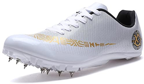 BLBK Spikes Leichtathletik 8 Nägel Unisex-Leichtathletikschuhe, Jugendsportschuhe mit Spikes und Sprint Herren Kinder und Damen