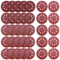 35 Pièces 125mm Disques de Ponçage Papier Abrasifs 40/60/80/120/150/180/240 Grain pour Poncer/Polir/Dérouiller pour Ponceuse Excentrique de 8 Trous