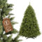 KADAX Sapin de Noël artificiel en plastique PVC, épicéa avec support en plastique de 180 cm, arbre réaliste Ø env. 115, arbre avec 70 branches et 15 couronnes (clairière forestière 180 cm)