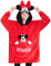Disney Stitch Felpa Coperta per Bambine - Felpa Oversize in Pile con Cappuccio Bambina Ragazze Angel Minnie Mickey IH Oh (Rosso Minnie)