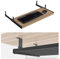 Sliding Keyboard Tray, Wooden Sliding Desk Keyboard Slider, Removable Extension Table Ergonomie Lindert Ermüdung, Verbessert Die Arbeitseffizienz, 54/60/70x27cm, 5 Farben (Farbe : Teak, Gr