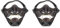 Holibanna 2st Prajna Halbmaske Maskerade-maske Für Frauen Vampir-masken Kabuki-samurai-halbmaske Maskerademaske Für Halloween Masken Plastik Männer Und Frauen Fuchs Dämon Grimasse
