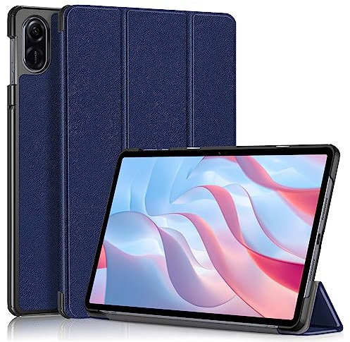 DINGGUAGUA Funda para tablet Honor Tab X9 de 11,5 pulgadas con función atril, color azul oscuro