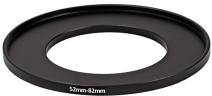52mm to 82mm Step-Up Ring Filter adapter (52mm-82mm) Camera Filter Ring for 82mm UV ND CPL Filter (MPIXO)