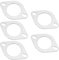 JNNJ 5 Piezas Junta De Tubo De Escape De Metal, Junta Brida Tubo Escape, Junta Brida Tubo Escape Universal Alta Temperatura, Juntas Colector Bajada Con Anillo Reforzado Vehículos(63-64mm)