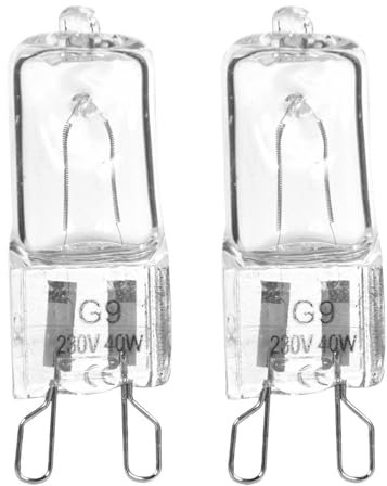 Ampoule Four G9 - Ampoules HalogèNes 40W 500 Degré Ampoule G9 40W - Pièces de rechange pour lampe de four - Ampoule Pour Four ampoule g9 four Rechange Pour Lampe Micro-Ondes Lumière