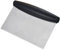 YNHIAG Good Grips Stainless Steel Scraper & Chopper- Great as Dough Cutter for Bread and Pizza Dough - Multipurpose Kitchen Utensil for Flat Top Griddle - Commercial Quality,Silver/Black