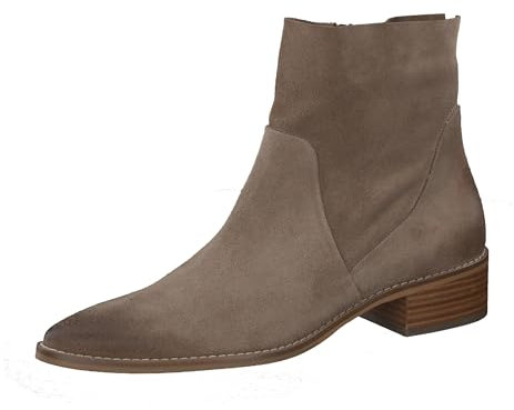 Paul Green Damen Stiefelette, Frauen Ankle Boots,uebergangsstiefel,knöchelhoch,reißverschluss,Stiefel,Bootee,Booties,Beige (Antelope),39 EU / 6 UK