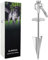 Sliridog Heavy Duty Dog Tie Out Stake,360°Swivel Dog Run- No Tangle,304 Stainless Steel Dog Stake Up to 160LBS,Dog Runner for Yard,Outdoor,Camping,Grass,Dirt (Stake)