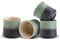 ZENS Japanese Tea Cups Set of 4, 240ml Gradient Embossed Asian Tea Cups, Handle-Less, Moss Green