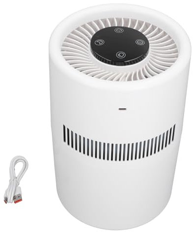 Air Purifier and Humidifier, 2 in 1 Quiet Running, 4L Water Tank Dual Functional Desktop Air Purifier, Suitable for Home Bedrooms, Offices, Nursery