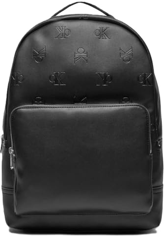 Calvin Klein CK AOP Center Zip CA - Schwarz