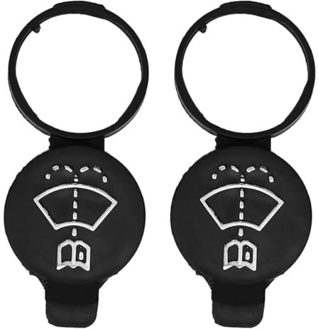 PQAWSFR Car Washer Bottle Cap Compatible With Vauxhall For Insignia 1450270 13227300 Car Windshield Wiper Washer Bottle Cap Car Wiper Spray Bottle Cap Car Accessories(2Pc)