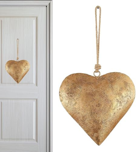 Herzen Metall Anhänger Deko Ostern Osteranhänger Metallherzen Hochzeit Geburtstag Deko Geschenk Wand Hänge Hochzeit Jahrestag Geburtstag Dekoration