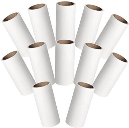 VILLFUL 12pcs Multifunctional Lint Remover Roller Pet Hair Remover Washable Lint Roller for Clothing Carpets Cars Easy to Use