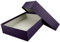 Hochwertige Aufbewahrungs- und Geschenkboxen - 20 Stück - DIN A4 - Aubergine (Lila) bezogen - 302 x 213 x 70 mm