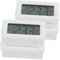 FONDOTIN 4 Piezas Termómetro Termostato De Monitor De Temperatura Para Vehículos Recreativos Termometro De Planta Mini Temperatura Electrónica Mini Hidrómetros El Plastico