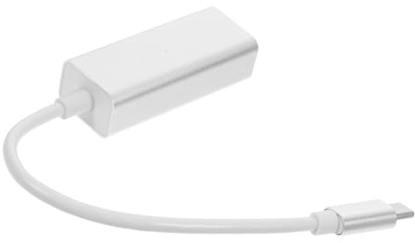 Type-c to Rj45 Network Adapter Gigabit Usb-c Converter | Abs Golden Finish, 24-pin Connector with Upper and Lower 12-pin Layout, Dual High-speed Solution Random Color