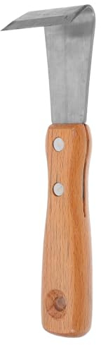 VANZACK Edelstahl Entrinder Werkzeug mit Holzgriff Rostfrei Vielseitiges Baumrinde Entferner Handwerkzeug für Garten Ergonomisch Langlebig Multifunktionales Schabewerkzeug für Baumrinde