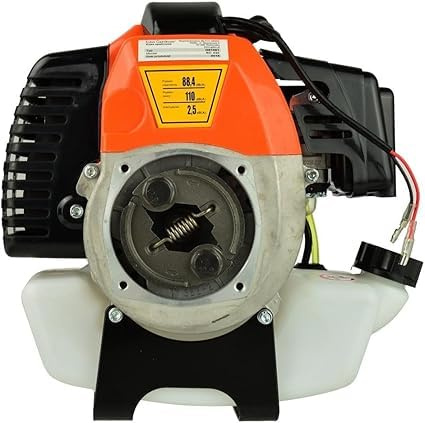 Ricambio Motore da 43 cc per Decespugliatore Trivella Tagliaerba Rasaerba Tosaerba Potatore e 4 in 1, monocilindrico Raffreddamento ad Aria, scoppio 2 Tempi + omaggio bottiglia di miscela da 100ml