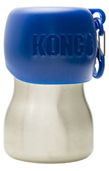 KONG H2O KG95BLU Stainless Edelstahl Wasserflasche, 0.28 L, S, blau
