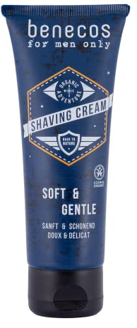 Benecos - natural beauty 94342 Crema de afeitar benecos para hombres solo - vegano