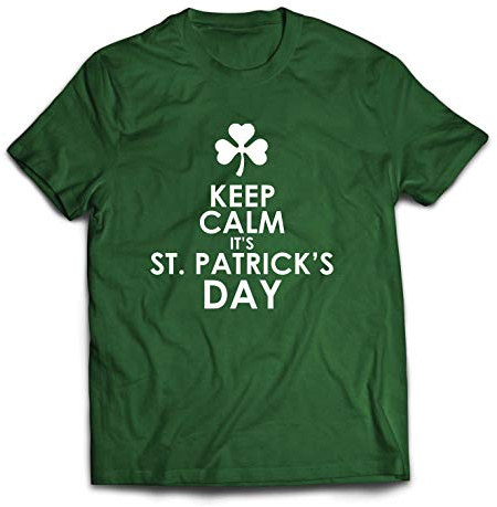 lepni.me Mens T-Shirt Keep Calm It's St Patricks Day,Irish Proverbs & Quotes