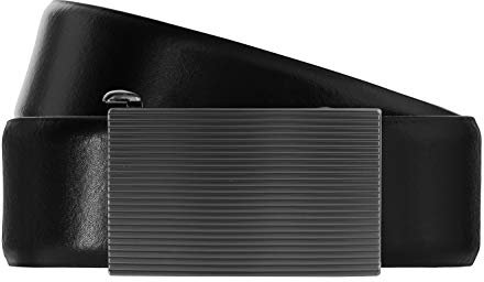 LLOYD Men's Belts Gürtel Herrengürtel Ledergürtel Schwarz 7854, Länge:85, Farbe:Schwarz