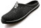 SAGUARO Zuecos de Verano para Mujer Hombre Respirable Zapatillas de Playa Negro 43