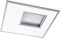 WOFI Smart Home Deckenleuchte Kunststoff 25 W MATT Silberfarbig 9485.02.70.8600