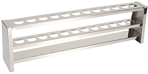 Hztyyier 12 Well Zentrifugenröhrchen Rack Edelstahl Röhrchenhalter Rack Zentrifugationstest Röhrchenständer Geeignet für Röhrchen mit einem Durchmesser von ≤ 23 mm