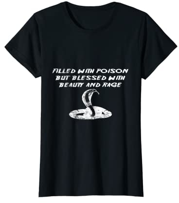 Damen Schönheit Schlange Schöne Frau T-Shirt