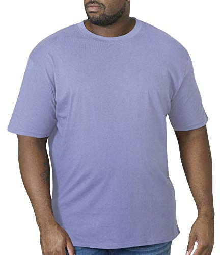 D555 Duke Mens King Size Flyers Cotton T-Shirt - Pale Grape - 1XL