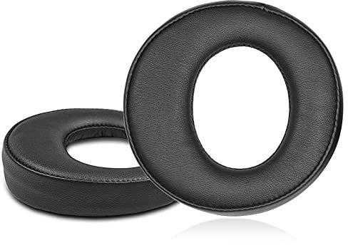 MOLGRIA Replacement Ear Pads, Earpads Cushion Cover for Sony PS3 PS4 Gold Wireless Playstation 3 Playstation 4 Headset CECHYA-0083 Stereo 7.1 Virtual Surround Headset(Black)
