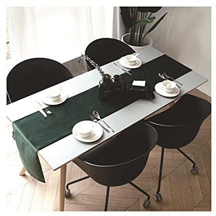 Beydodo Outdoor Tischläufer Wetterfest 32x220CM, Tischläufer Grün Frühling Modern, Tischläufer Rechteckig Smat für Esszimmer Party Urlaub Dekoration