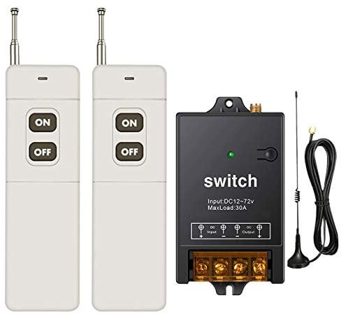 dstfuy interruttore con telecomando 220v,1500m a lunga distanza,interruttore RF wireless AC 220 V/230V/240 V / 40 A, interruttore remoto wireless per apparecchiature elettriche per l'illuminazione
