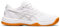 ASICS Damen Upcourt 5 Volleyballschuhe, Weiß/reines Silber, 42 EU