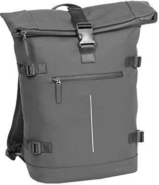 New Rebels William Riverside Anthrazit 19L Rucksack Wasserabweisend Laptop15.6