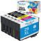 Multipack 29XL Cartouches d'encre Compatible pour Epson 29 29 XL pour XP-255 XP-445 XP-235 XP-345 XP-335 XP-342 XP-435 XP-452 XP-245 XP-355 XP-352 XP-257 （3 Noir, 1 Cyan, 1 Magenta, 1 Jaune）