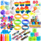JOYIN 60 Stücke Kindergeburtstag Mitgebsel Set, Popular Fidget, Partyspielzeuge, Goodie Bags Fillers für Kindergeburtstag Gastgeschenke, Give Aways Kindergeburtstag Klassenzimmer Preise