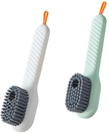 Yolistar 2pcs Brosse pour Nettoyer Les Chaussures,Nettoyant pour Sneakers,Brosse à Chaussures