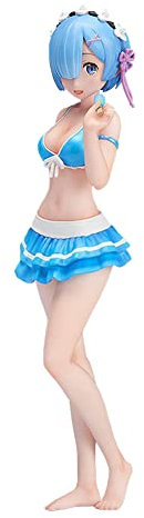 Jilijia Anime Rem Figura Ram Action Figure Versione Costume Da Bagno PVC Cartoon Figurine Carino Ragazze In Piedi Modello Statua Collezionismo Regali 14CM