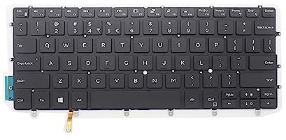 Ersatz-Laptop-Tastatur für Dell XPS 13 9370 9380 13-9370 13-9380 9380-7660SLV-PUS P82G XPS 13 7390 (nicht für 7390 2-in-1) Hintergrundbeleuchtung US 3CM18 03CM18 NSK-EN0 BC