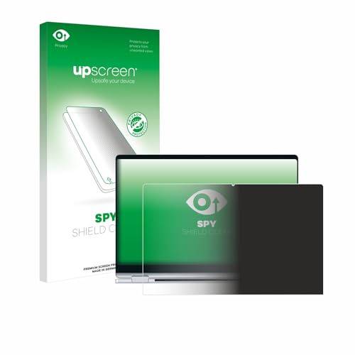 upscreen Blickschutzfolie für Samsung Galaxy Book4 360 15.6 | Anti-Spy Displayschutz Made in Germany Privacy Screen Protector Sichtschutz Blaulichtfilter Klare Folie