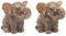 Lesser & Pavey Salt & Pepper Set for All Types of Kitchen | Ceramic Salt & Pepper Shaker Set | Lovely Salt & Pepper Pots | Salt Shaker & Pepper Shaker Suitable for Home (Elephants)