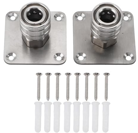 Pressure Washer Gun Holder, 2Pcs Pressure Washer Nozzle Tip Holder, Wall Mounted Pressure Washer Accessories Storage Rack with 1/4 Quick Connect of Car Wash Accessories