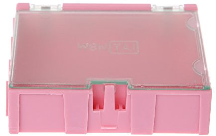 Elektronische Box, Aufbewahrungskoffer für elektronische Komponenten, 75 x 63 x 21 mm