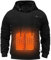 Heated Hoodie Herren Beheizbare Pullover Casual Unisex Beheizbare Sweatshirt Herren Plüsch Sweatshirt Beheizte Kapuzenpullover Winterpullover mit Kapuze Beheizte Hoodies für Männer und Frauen